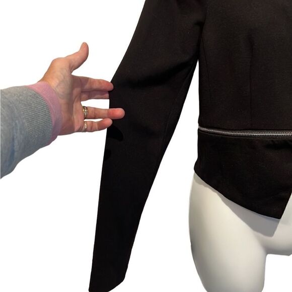 Philosophy Black Open Face Blazer Size XS - Picture 7 of 15